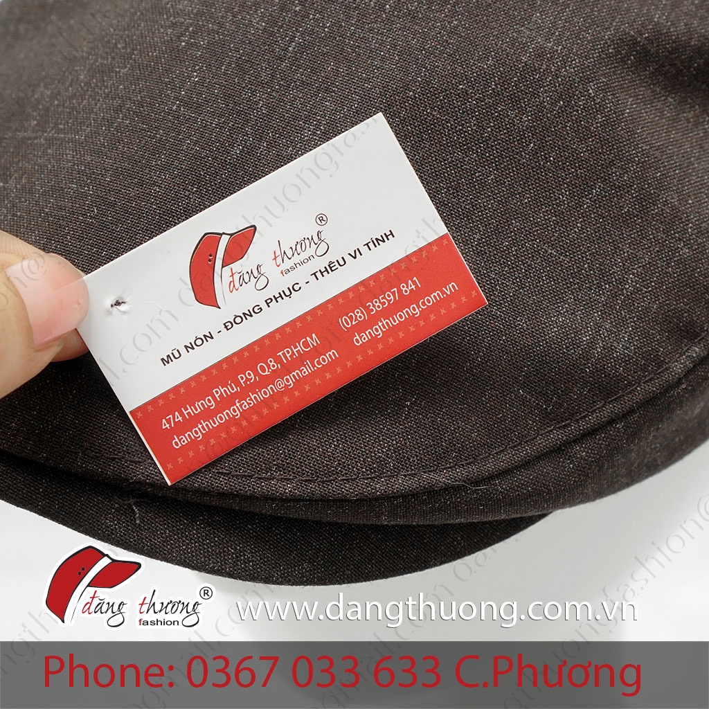 Mũ nón cóc bere beret mỏ vịt nam thời trang chất liệu vải cotton thoáng mát