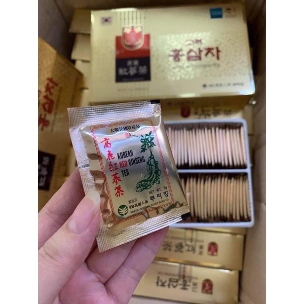 Trà Hồng Sâm Hàn Quốc, Hộp 100 gói