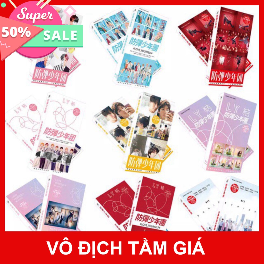 Chuyendokpop Postcard BTS Love Yourself Answer CẢM ƠN ĐÃ TIN TƯỞNG ỦNG HỘ