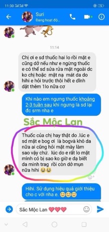 Combo tinh chất + bột rửa mặt sắc mộc lan