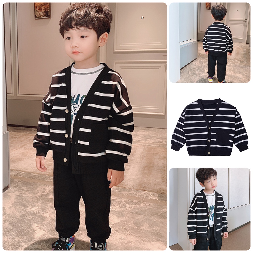 áo khoác bé trai - áo cardigan xiliba AK49 size 90-130 9-27 kg thời trang trẻ em hàng quảng châu