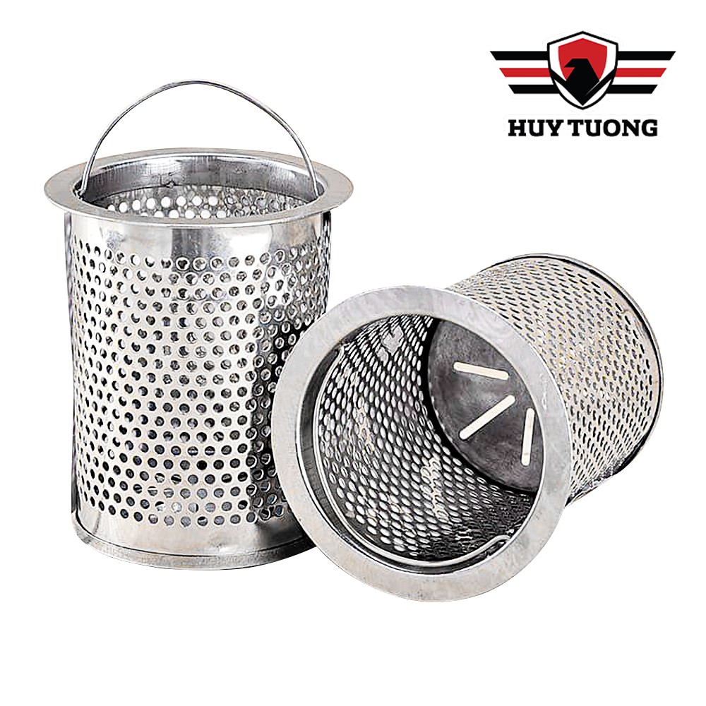 Rổ lọc rác, chặn rác inox 304 cao cấp cho bồn rửa chén bát - Huy Tưởng