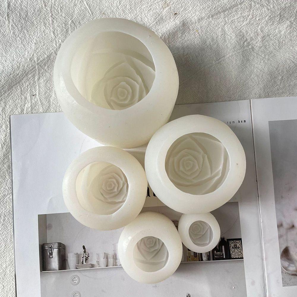 Khuôn Silicone Tạo Hình Làm Nến Thơm 3D DIY