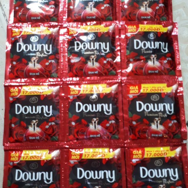 Dây 10 gói nước xả Downy Đam Mê