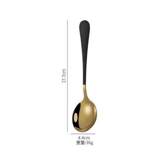SET 5 THÌA INOX MẠ VÀNG