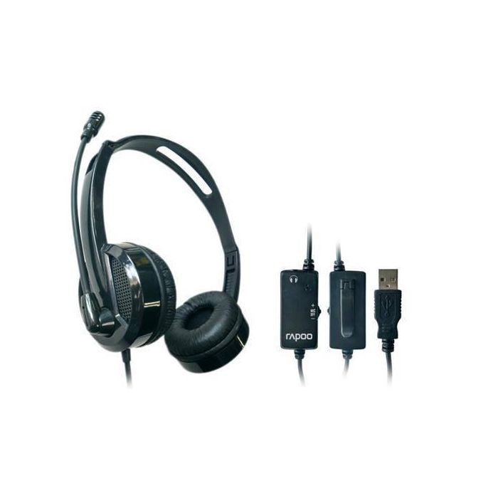 Tai nghe chụp tai On-ear Rapoo H120 - USB Stereo - Bảo hành 1 năm
