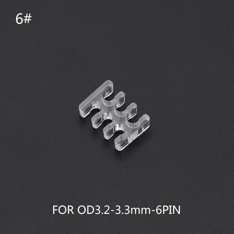 SUPB☀Transparent Acrylic Cable Comb Clear Dresser For 2 mm Cables 4/5/6/8/24 Pin PC