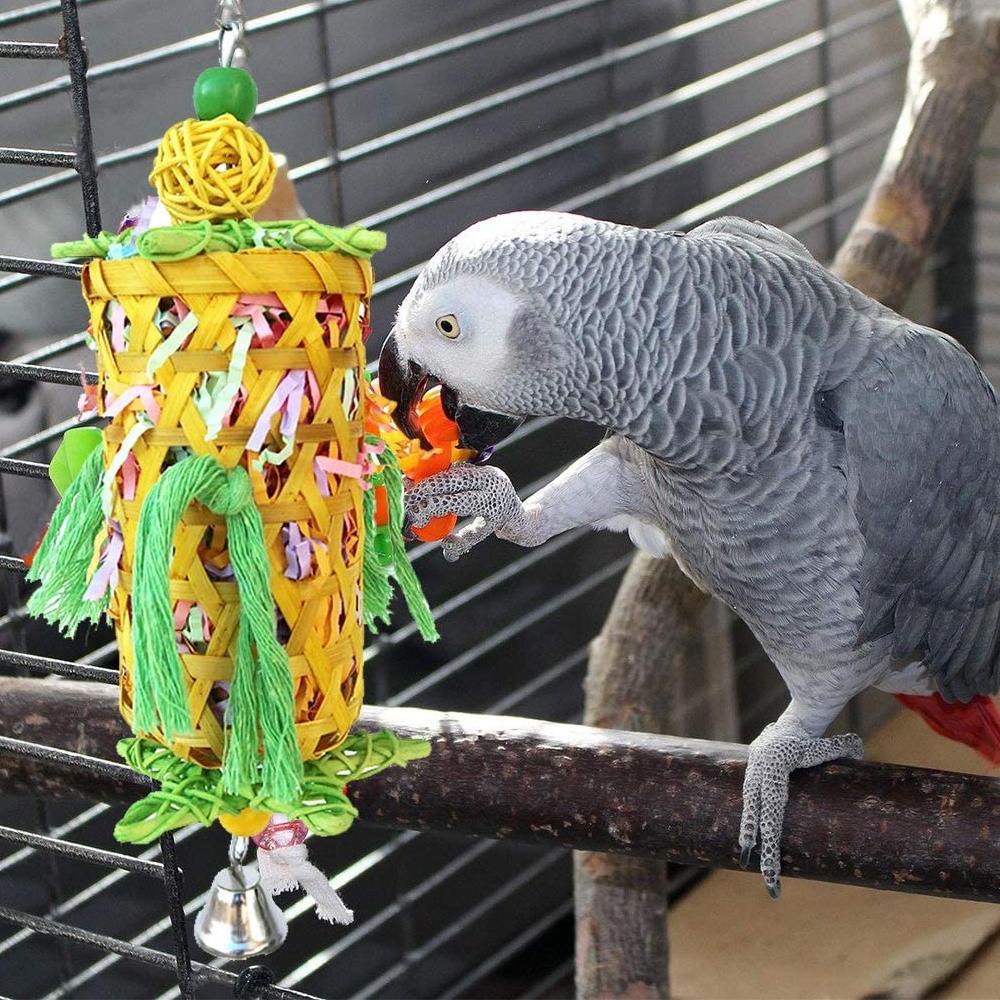 LEISURE Đồ Chơi Chuông Treo Cho Chim / VẹT