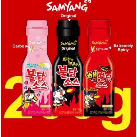 Sốt Chấm Cay Samyang Hàn Quốc Chai 200G - Đủ 3 vị