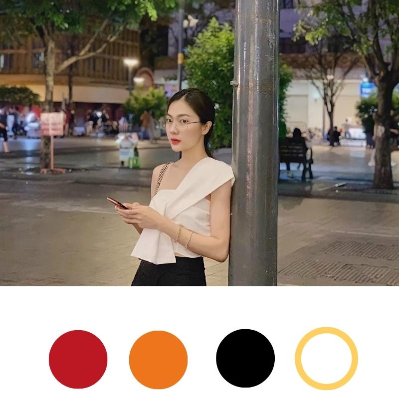 Áo Lệch Vai Thắt Nơ, Áo Nơ Chéo Vai P.A HOUSE