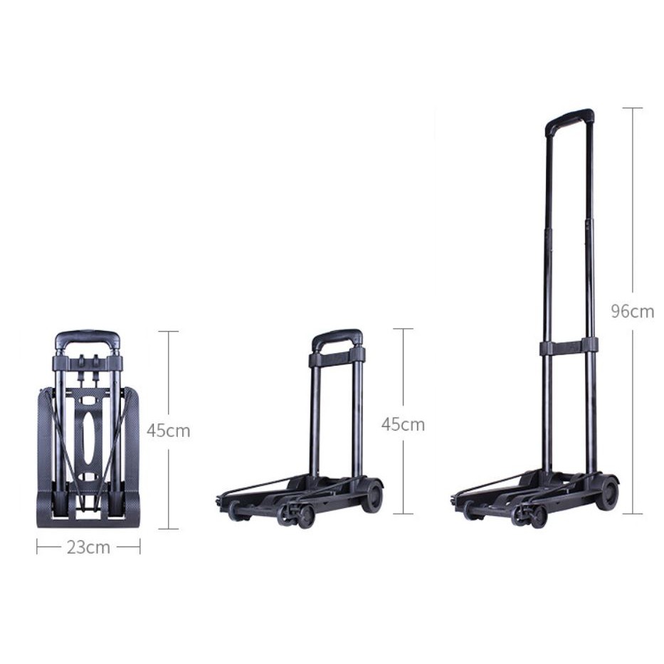 Xe Kéo Hàng Gấp Gọn Tải Trọng 75kg Mẫu mới nhất 2020-XKT02