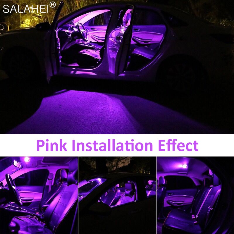 Set 8 Đèn LED Cho Nội Thất Xe Hơi 2014 2015 2016 2017 2018 2019 Mazda 3