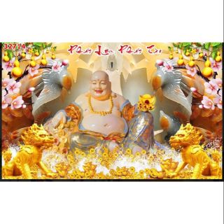 Tranh phật di lặc dán tường