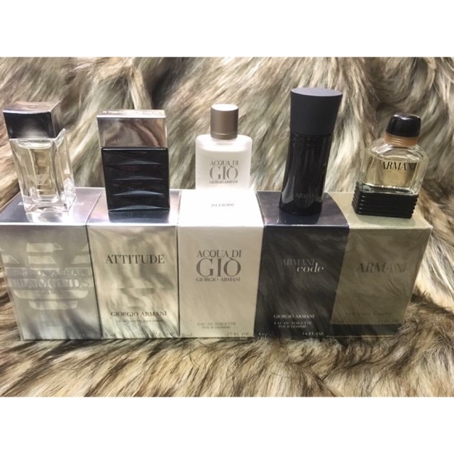 Nước hoa nam Giorgio Armani tách từ set 5 chai mini