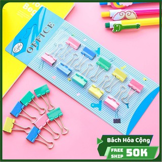 Vỉ kẹp giấy kim loại nhiều màu