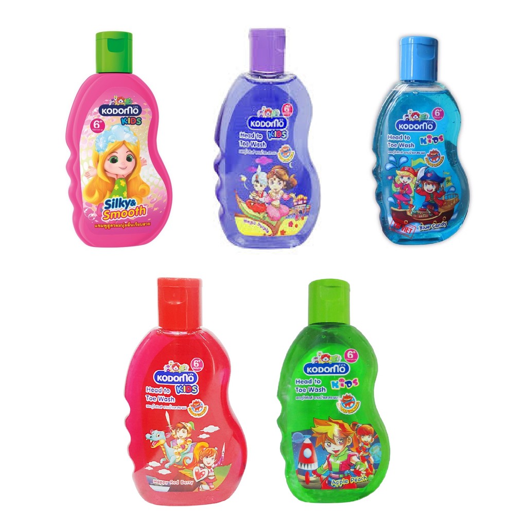 Dầu Tắm Gội Kodomo toàn thân chai 100ml cho bé từ 6 tuổi