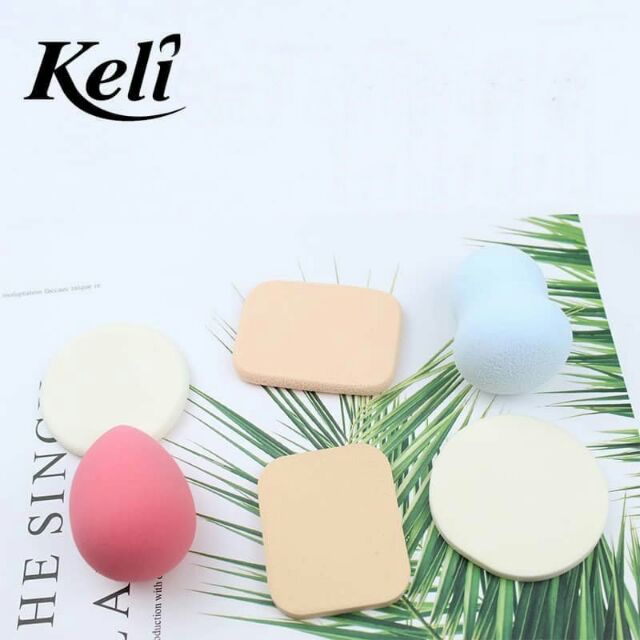 Combo 10 Sét 6 bông mút trang điểm kile(sỉ 12.5k) | BigBuy360 - bigbuy360.vn