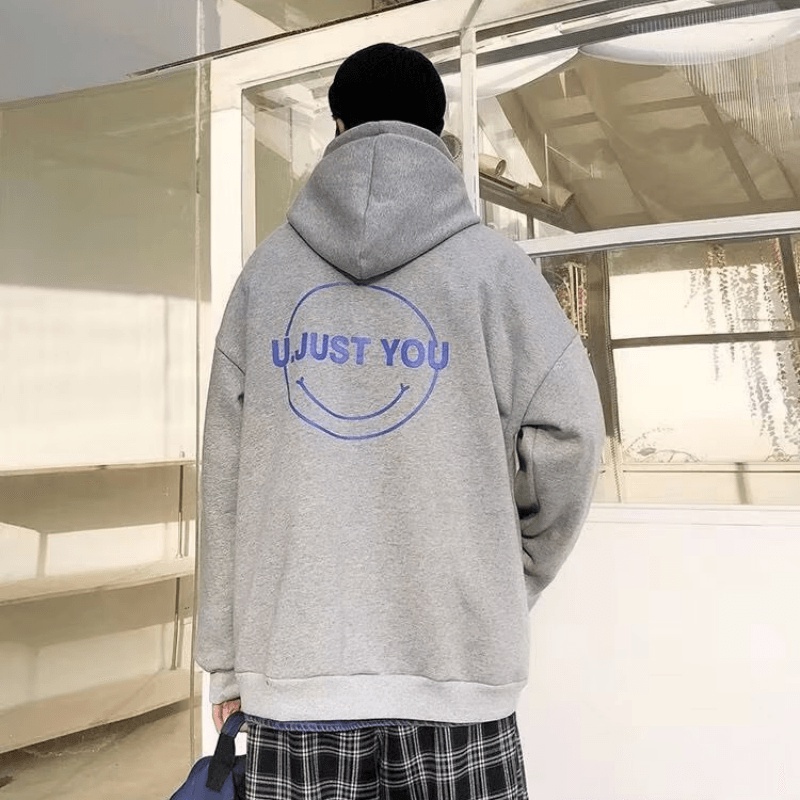 Áo hoodie Dáng Rộng Cỡ Lớn In Chữ Phong Cách Hip Hop Đường Phố Hàn Quốc Thời Trang Cho Nam Và Nữ M-5XL