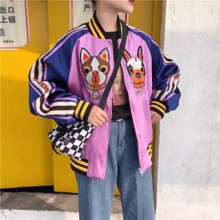 Khoác bomber jacket hàng ulzzang order