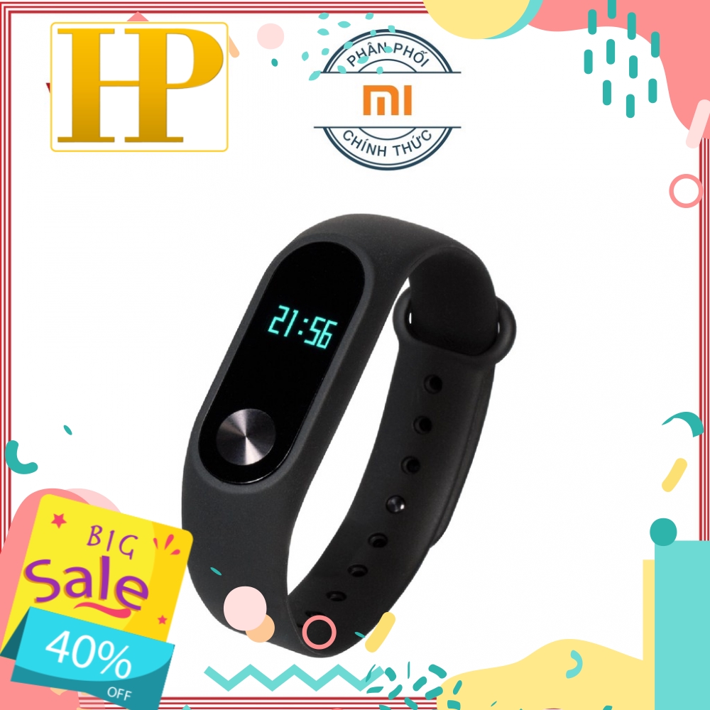 Vòng đeo tay Xiaomi Miband 2 - Hàng Chính Hãng