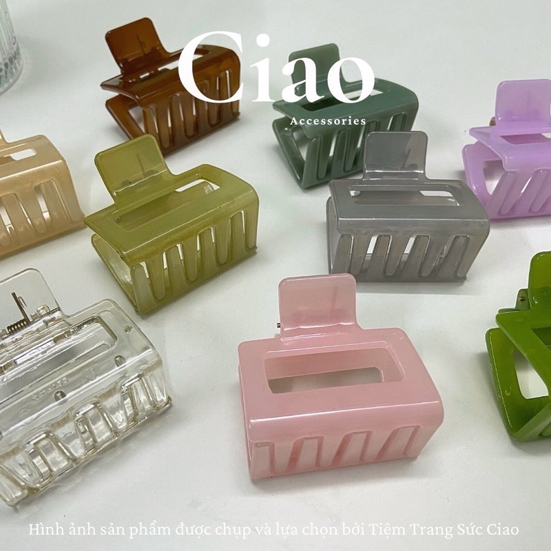 [HOT TREND] Kẹp tóc/ Phụ kiện tóc càng cua màu kẹo ngọt pastel phong cách Hàn Ciao accessories