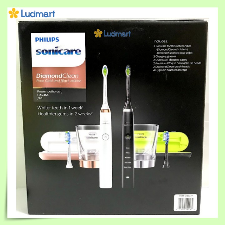 Bàn chải điện Philips Sonicare DiamondClean New 2022 [Hàng Mỹ]