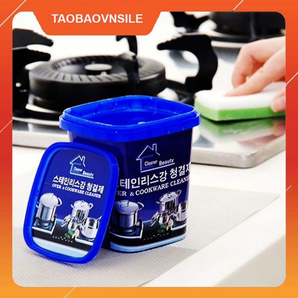 2 Hộp Bột Tẩy Rửa Xoong Nồi Hàn Quốc, Vệ Sinh Nhà Bếp Đa Năng Sạch Sẽ - Trọng Lượng 500g 1 Hộp - MACA COMPANY
