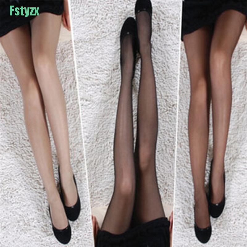 fstyzx Sexy Elastic Tights Silk Stockings Skinny Pantyhose Prevent Hook Women Stocking
