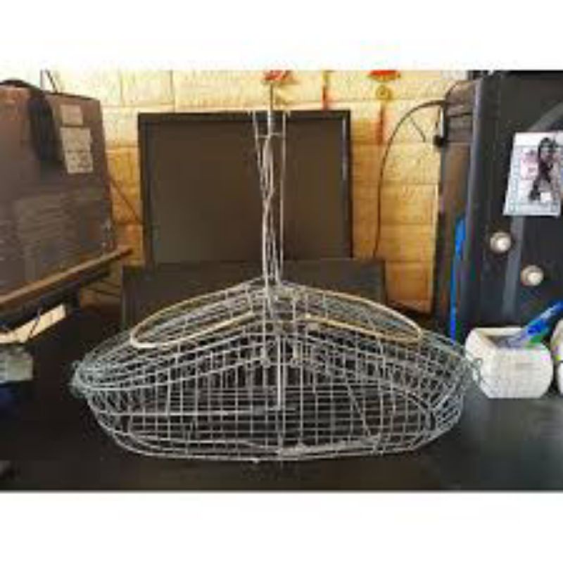 Lồng bẫy chim chào mào- choè bằng kẽm siêu nhạy giá tốt 22x42x40