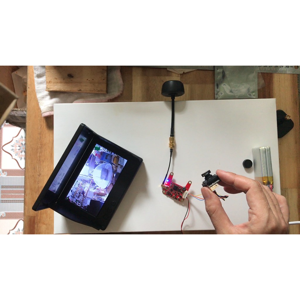 Combo fpv truyền hình ảnh từ xa 5.8G giành cho xe và máy bay