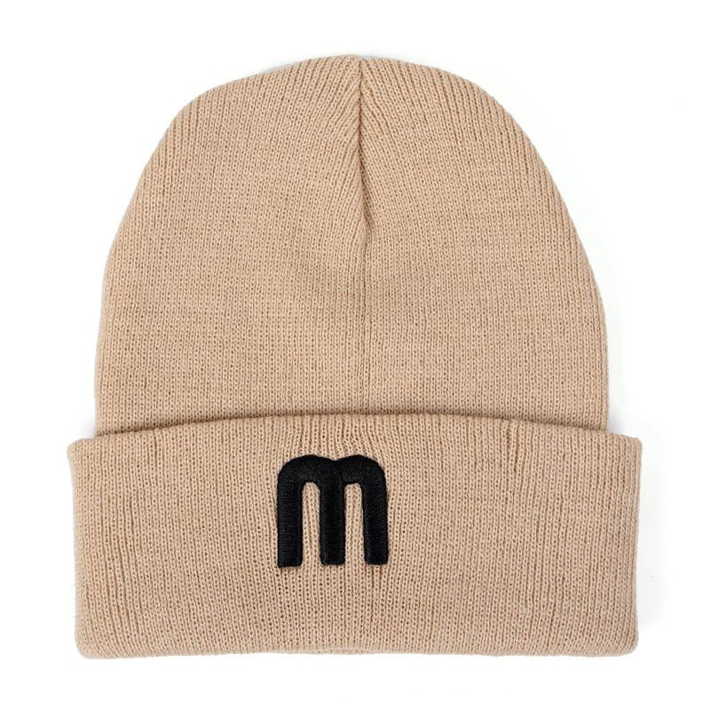 Nón len chữ M thường thêu Unisex nam nữ