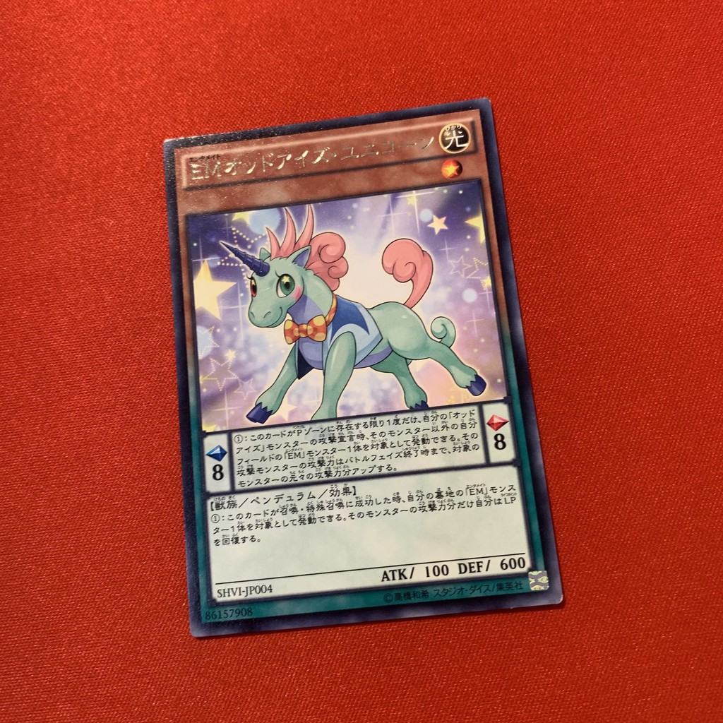 [EN-JP][Thẻ Bài Yugioh Chính Hãng] Performapal Odd-Eyes Unicorn