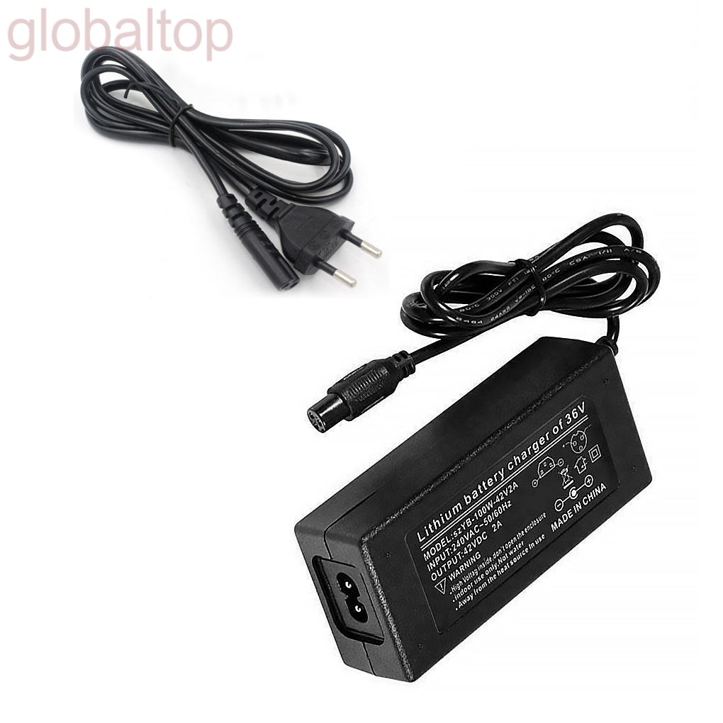 Bộ Sạc Cân Bằng 42v 1.5a Phích Cắm Eu Cho Xe Điện