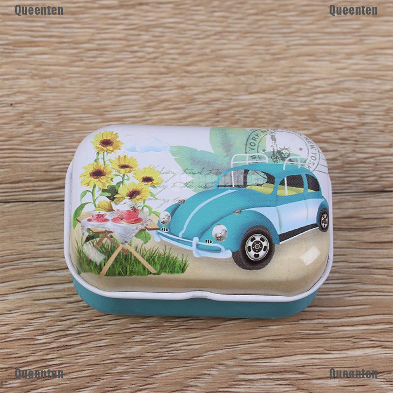 [Hàng mới về] Hộp đựng vật dụng phụ kiện nhỏ gọn bằng thiếc chắc chắn