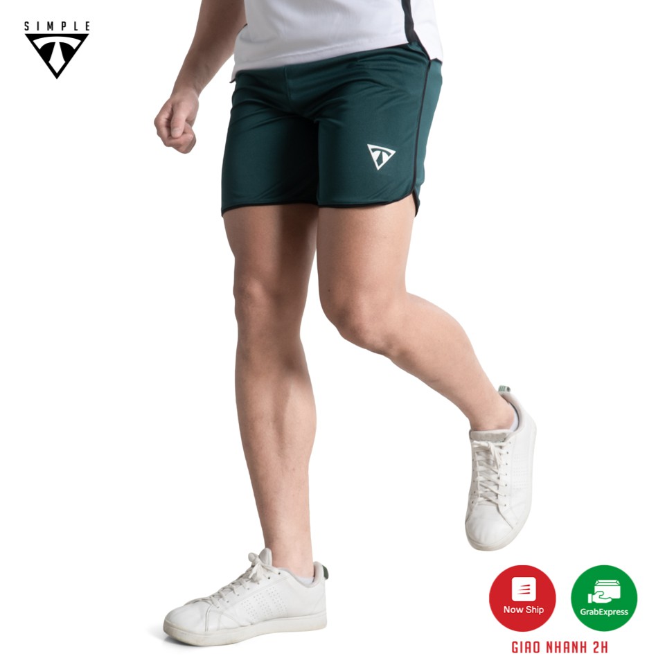 Quần Thể Thao Nam LAI BẦU TSIMPLE tập gym vải thun lạnh thoáng mát, co giãn, chuẩn form màu Đen | BigBuy360 - bigbuy360.vn