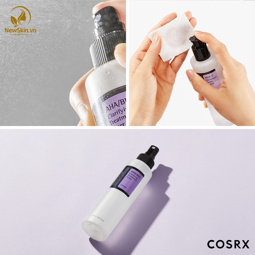 Nước Hoa Hồng COSRX (AHA + BHA) Clarifying Treatment Toner 150ml