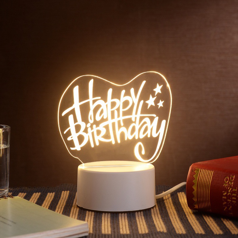Đèn LED 3D JP6 để bàn tiện lợi