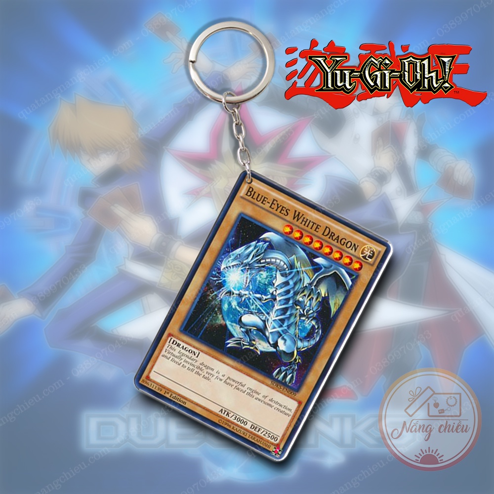 Thẻ bài YUGIOH, Móc khóa Dày In Sắc Nét 2 thẻ bài Yu-Ri-Oh - Thiết kế với mọi hình ảnh ☘️Quà Tặng Nắng Chiều☘️