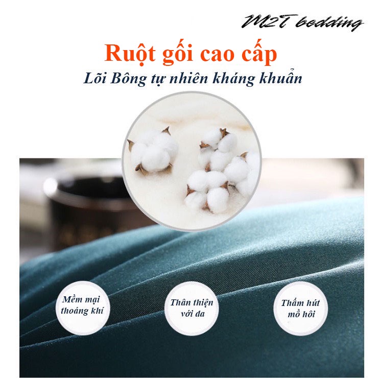 Ruột gối nằm Pillow cao cấp M2T bedding - ruột gối hơi nhập khẩu kích thước 45x65 cm