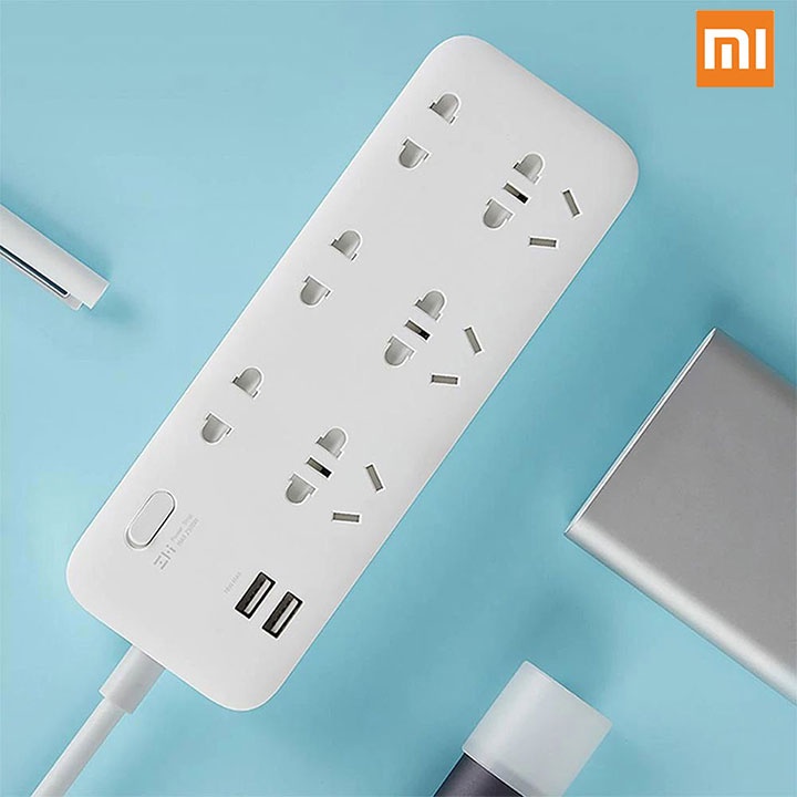 Ổ cắm điện đa năng kéo dài thông minh có 2 cổng sạc usb xiaomi ZMI CX05 - bảo hành 6 tháng - lỗi 1 đổi 1 trong 3 ngày