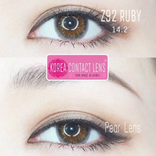 Compo: Kính áp tròng + Khay gương, bộ gắp lens + nước ngâm