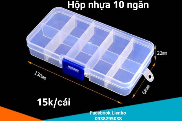 HỘP NHỰA 10 NGĂN