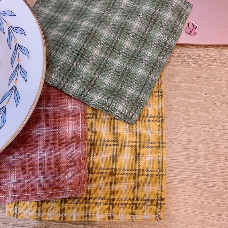 Miếng lót ly, cốc bằng vải hoạ tiết hoa phong cách vintage - Vintage floral coaster