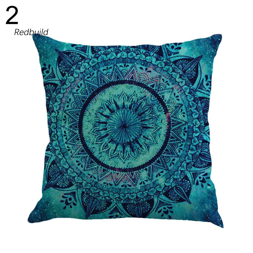 Bohemian Style Square Throw Pillow Protector Case Cushion Cover Bedding Articles