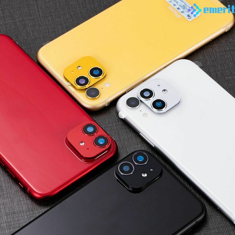 Nhãn dán ống kính máy ảnh giả Thay đổi giây cho iPhone 11 Pro XR Được sửa đổi thành iPhone11 Bộ bảo vệ mặt sau bằng kim loại  For iPhone XR lens sticker rear camera screen protector seconds change iPhone 11