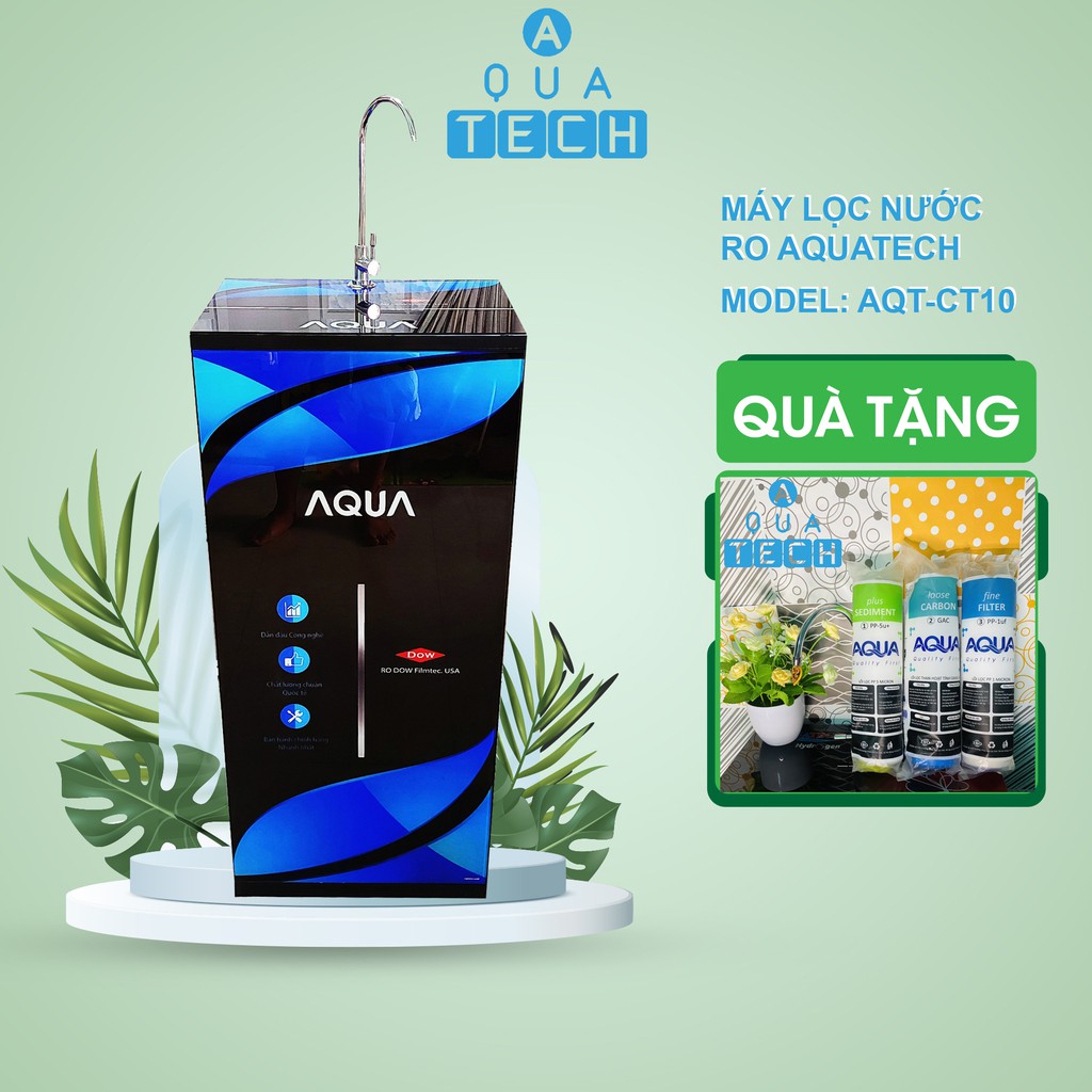 Máy lọc nước aqua RO AQUATECH 11 cấp lọc AQT-CT11