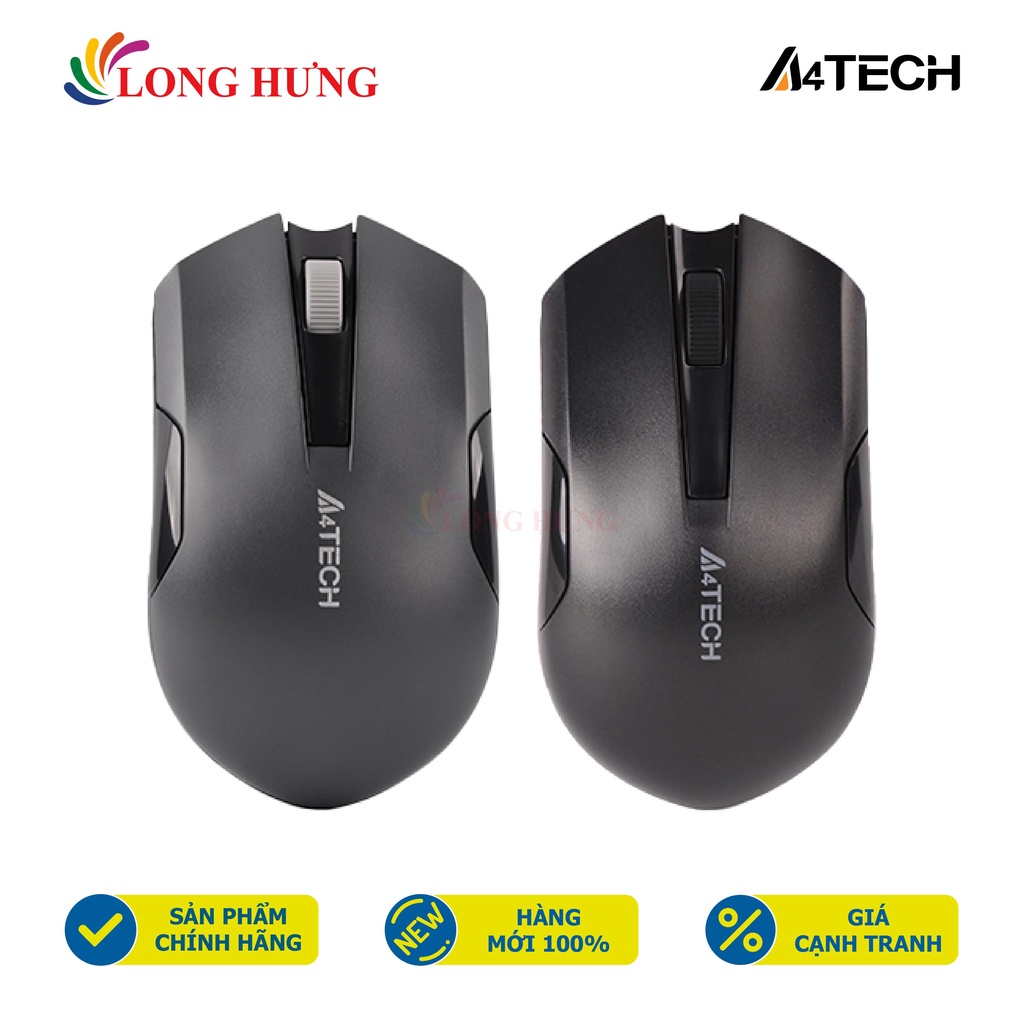 Chuột không dây A4Tech G3-200NS - Hàng chính hãng - Chất liệu cao cấp Di chuyển linh hoạt