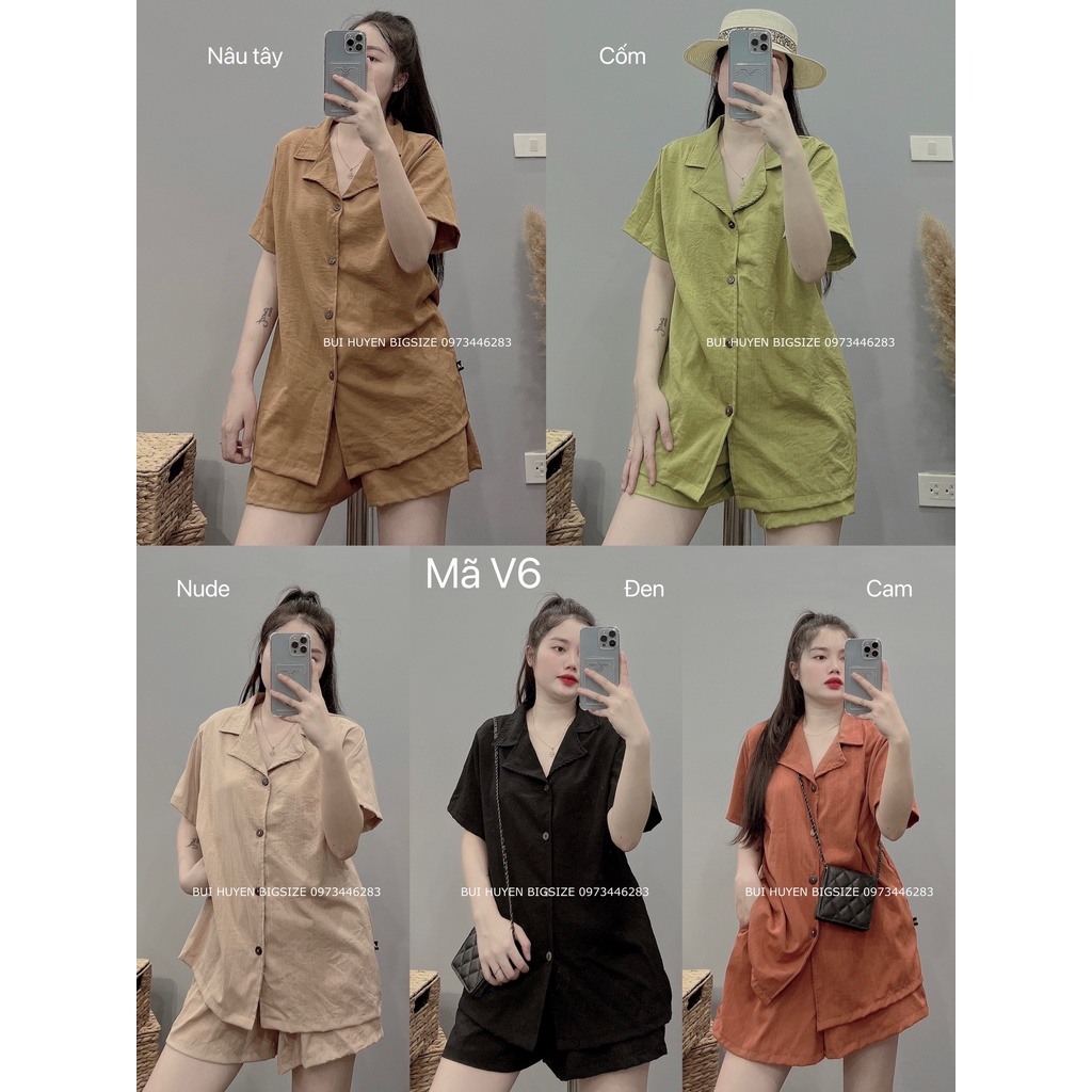 BIGSIZE SET BỘ VEST TRƠN (V6)