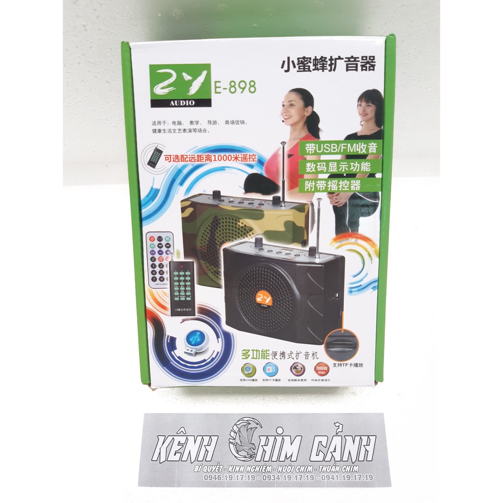 Loa WS 998 thế hệ mới, combo loa + thẻ nhớ 4gb đủ giọng chim ws 898, e 898, Q92