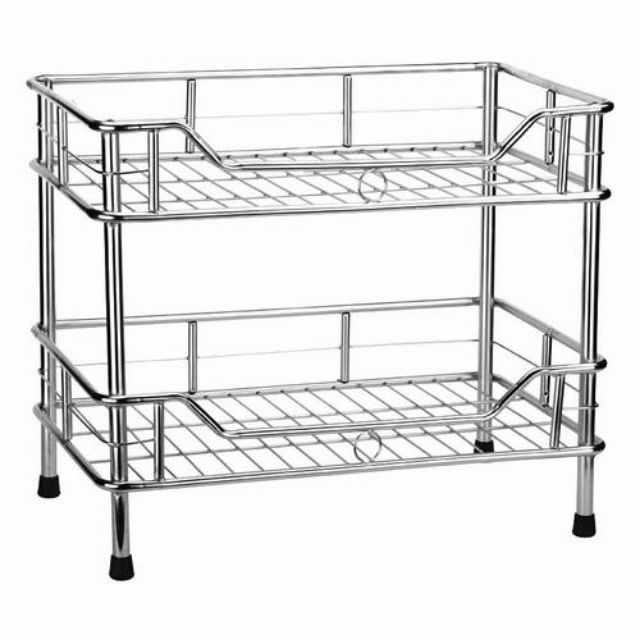 Kệ bát inox 2 tầng to